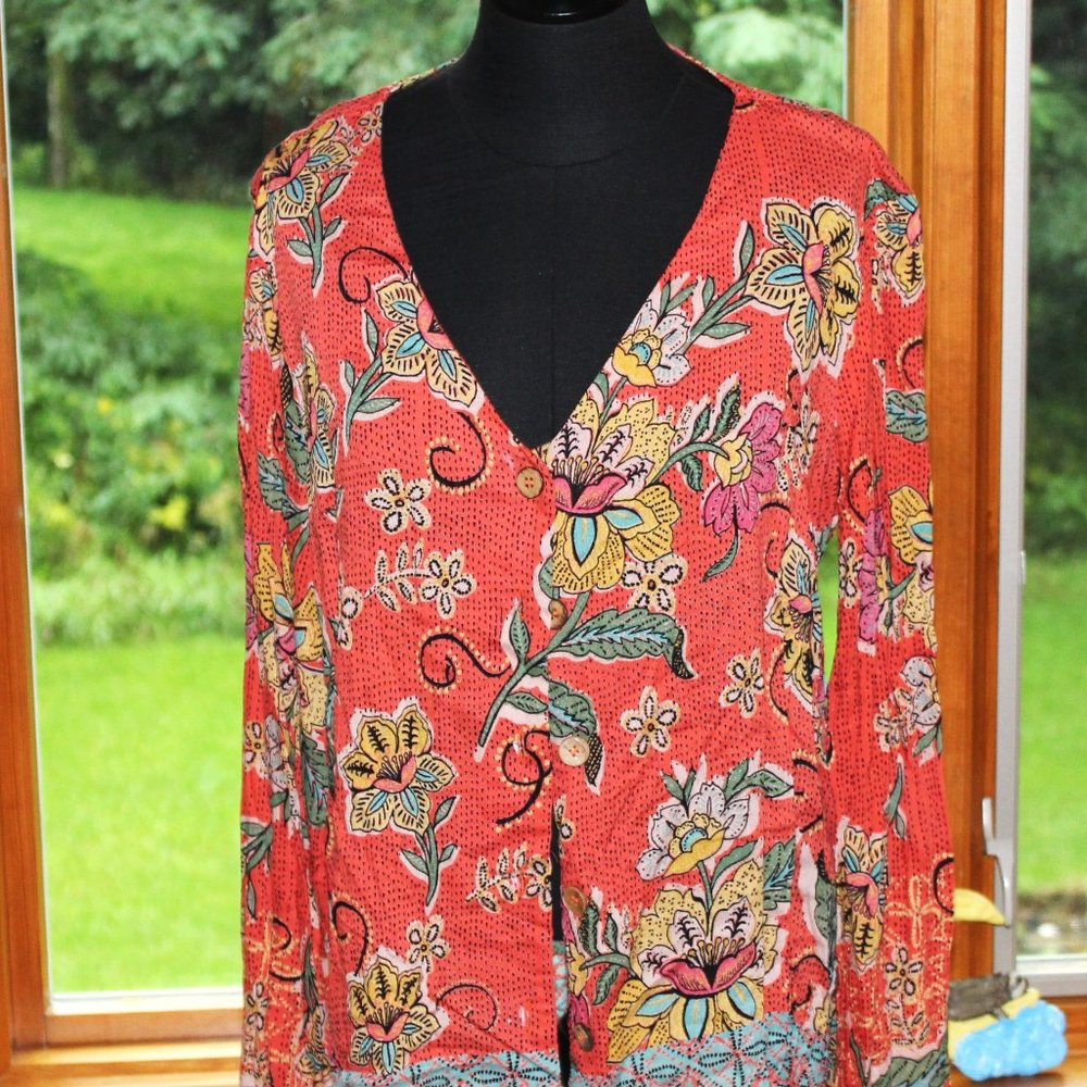 Willow Root Peasant Blouse - Size Large
